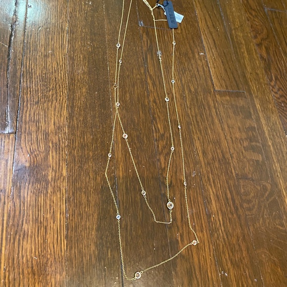 JCrew Double Strand Gold Necklace - Picture 2 of 2